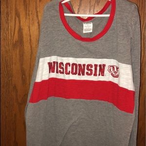 Wisconsin Badgers long sleeve from Pink